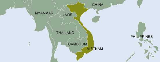 area map(Vietnam)